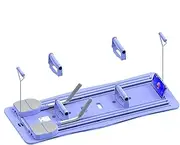 pilates reformer board core workout equipment pilates core roller multi-purpose pilates board folding pilates board pilates home equipment reformer pilates board pilates workout equipment pilates core
