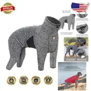 Reflective Dog Bodysuit - Cozy Layer for Fall & Recovery Suit for Delivery Dogs
