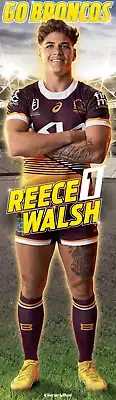 Reece Walsh Life-Size Brisbane Broncos NRL Poster - 207cm x 60cm