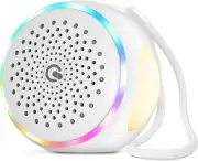 White Noise Sound Machine,5 Timers & 8 Colors Night Light & Rechargeable Battery