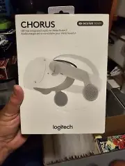 Logitech - Chorus VR Off Ear Headphones for Meta Quest 2 - White NEW IN BOX