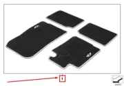 MINI COUNTRYMAN R60 Floor Mat Set 51472182710 2182710 NEW GENUINE