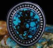 Sammie Kescoli Begay Pilot Mountain Spiderweb Turquoise Ingot Ring