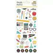 Simple Stories ~ SCHOOL LIFE ~ Puffy Stickers