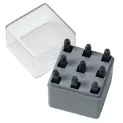 CH Hanson Numeral Stamp Set (9 Piece) 20541 CH Hanson 20541 081834206837