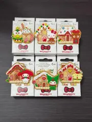 Loungefly Sanrio Hello Kitty & Friends Gingerbread House Enamel Pin COMPLETE Set