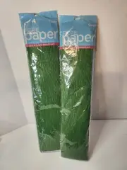 Green Crepe Paper 7.5ft 20" Tall.