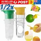 1/2PC Lemon Mini Squeezer, Screw Top Lemon Juicer, Lemon Squeezer Manual Plastic