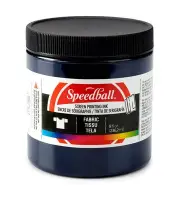 Speedball Fabric Screen Printing Ink, 8-Ounce, Blue Denim
