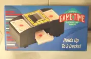 Game Time Automatic Electronic Playing Card Shuffler Holds 2 Decks NEW