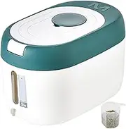 Cereal Storage Containers Rice Storage Container 5kg Sealed Rice Dispenser with Measuring Cup, Bpa-Free Cereal Storage Containers for Soybean Corn Organization