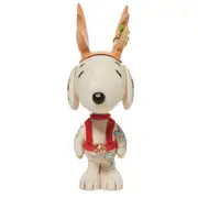 Peanuts by Jim Shore Snoopy Reindeer Mini Christmas Figurine