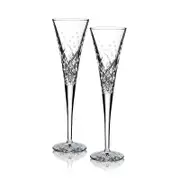 Waterford Wishes Happy Celebrations Toasting Flutes, Set of 2