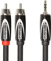 ROLAND Interconnect Cable - 5ft - 3.5mm TRS Stereo Mini Jack to 2 x RCA (RCC-5-352RV2)