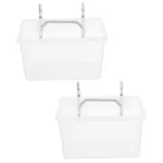 2 Sets of Pegboard Storage Container Pegboard Wall Organizer Craft Organizer