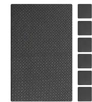 Treadmill Mat, Anti Vibration Pad, Rowing Machine Mat, 3.94x3.94x0.2 inches Adorable Workout Equipment Pads, Exercise Equipment Floor Protector for Carpet, Hardwood