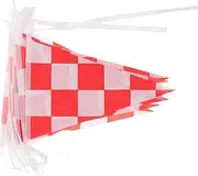HOLIDYOYO String of Checkered Racing Flags for Race Car Party Decorations for Themed Events Outstanding Workmanship Versatile Use