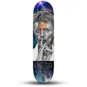 David Bowie (Ziggy Stardust) Pencil Drawn Skateboard Art Deck - Limited edition