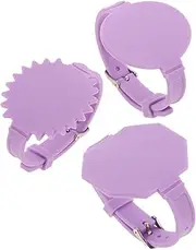 ARTIBETTER Erasable Silicone Memo Wristbands Reusable Nurse Notepad Slap Bracelets for Quick Notes Comfortable Wearable Wristbands in Purple for Work Daily Use