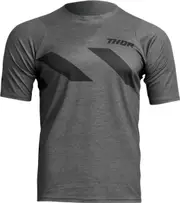 Thor Assist Hazard, jersey short-sleeve , color: Grey/Dark Grey , size: XS