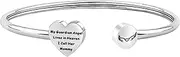 [LQRI] Loss of Parents Sympathy Gift My My Guardian Angel Lives in Heaven I Call Her/Him Mommy/Daddy Bracelet in Memory of Mother Father
