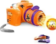 Kids Projector Camera | Halloween Theme Camera Projector | Sleep Story Projector, Educational Learning Night Light with Image Reels for Holidays, Halloween