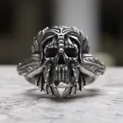 Handmade 925 Sterling Silver Gothic Skull Ring | Unique Snake & Skull Design