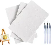 Painting Paper Kit - 3D Canvas Paper Sponge | Foam Texture Painting | Foam Texture Crafts Accessories with Paint Pen for Birthday Greeting Cards Travel Projects Kids Children Funny Art Activitie