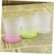 2 PCS Portable Plastic Retractable Folding Cup,Telescopic Collapsible Fashion