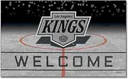 FANMATS 21274 Los Angeles Kings Crumb Rubber Outdoor Door Mat - 18in. x 30in.
