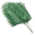 18Pcs Artificial Palm Leaves Plants Faux Palm Fronds Tropical Palm Leaves2068