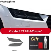 Pre-cut Headlights Smoke Paint Protection Vinyl Tint Wrap Film For Audi TT 15-22 (for: Audi)