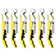 6Pcs 5" Wine Openers Waiter Corkscrew Red Wine Bottle Opener, Yellow