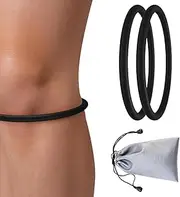 [Generic] Patella Knee Strap,Silicone Sports Patella Brace Strap - Silicone Supporting Tool for Basketball, Running, Hiking, and Football