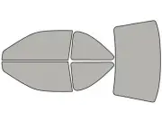 Rtint for Mitsubishi Mirage 1993-1996 Precut Window Tint Kit (20% Film VLT) (for: Mitsubishi)