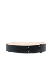 Maison Margiela Grained Leather Signature Belt