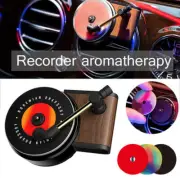 Car Fragrance Diffuser Vintage Record Player Decor Vent Clip Freshener Purifier