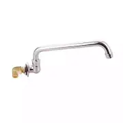 BK Resources BKF-WMB-16-G Splash Mount Faucet Base w/ 16" Swing-swivel Spout
