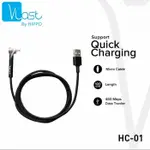 HIPPO VLAST 數據線 HC 01MICRO USB 數據線充電 100CM 黑色