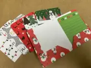 Christmas Themed 2-Pocket Folders/Mini folders/Mini pockets/ephemera holder