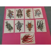lot of 9 Natoe Dragon Tattoos VSi vending machine 2005