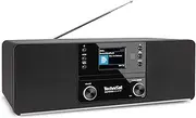 TechniSat DIGITRADIO 370 CD BT Stereo Digital Radio (DAB+, FM, CD Player, Bluetooth, Colour Display, USB, AUX, Headphone Jack, Compact System, Alarm Clock, 10 Watt, Remote Control) Black