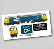 British Rail Class 47 Fridge Magnet 47564 Colossus BR Blue Diesel Locomotive
