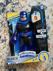 DC Super Friends Imaginext Deluxe Bat-Tech Batman XL,10-Inch Poseable Figure NEW