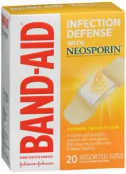 BAND-AID PLUS ANTIBIOTIC ASSORTED SIZES 20 CT
