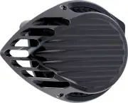 Arlen Ness Rough Craft All Black Finned Air Cleaner (RC-600-021)