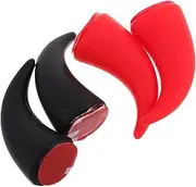 Unique Motorcycle Modification Stickers 4pcs Set Retro Style Anti Collision Protector for Bikes