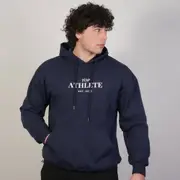 [Top Athlete] Velvet Fleece Hoodie Navy, L