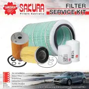 Sakura Oil Air Fuel Filter Service Kit for Hino FD16 6.0L FF17 6.7L Diesel