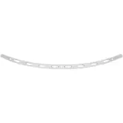 Memphis Shades Windshield Trim - Oval - FLH '14+ (Polished Chrome) MEM0975